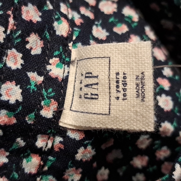 Gap floral girls size 4 blouse new - Picture 4 of 6